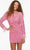 Alyce Paris 4607 - Scoop Neck Loose Cocktail Dress Special Occasion Dress 000 / Bubblegum