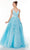 Alyce Paris - 61101 V-Neck Embellished Tulle Ballgown Prom Dresses