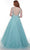 Alyce Paris 61105 - Sleeveless Floral Applique Long Gown Special Occasion Dress