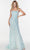 Alyce Paris 61116 - Sleeveless Straight Across Neck Sequin Long Dress Special Occasion Dress 000 / Mint/Opal