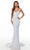 Alyce Paris - 61148 Cowl Neck Sequin Gown Prom Dresses 000 / Magic Opal