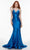 Alyce Paris - 61168 Knot Style Metallic Evening Gown Prom Dresses 000 / Santorini