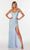 Alyce Paris - 61178 V-Neck Beaded Tulle Dress Prom Dresses 000 / Light Periwinkle