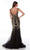 Alyce Paris - 61224 Gold Embellished Trumpet Gown Evening Dresses