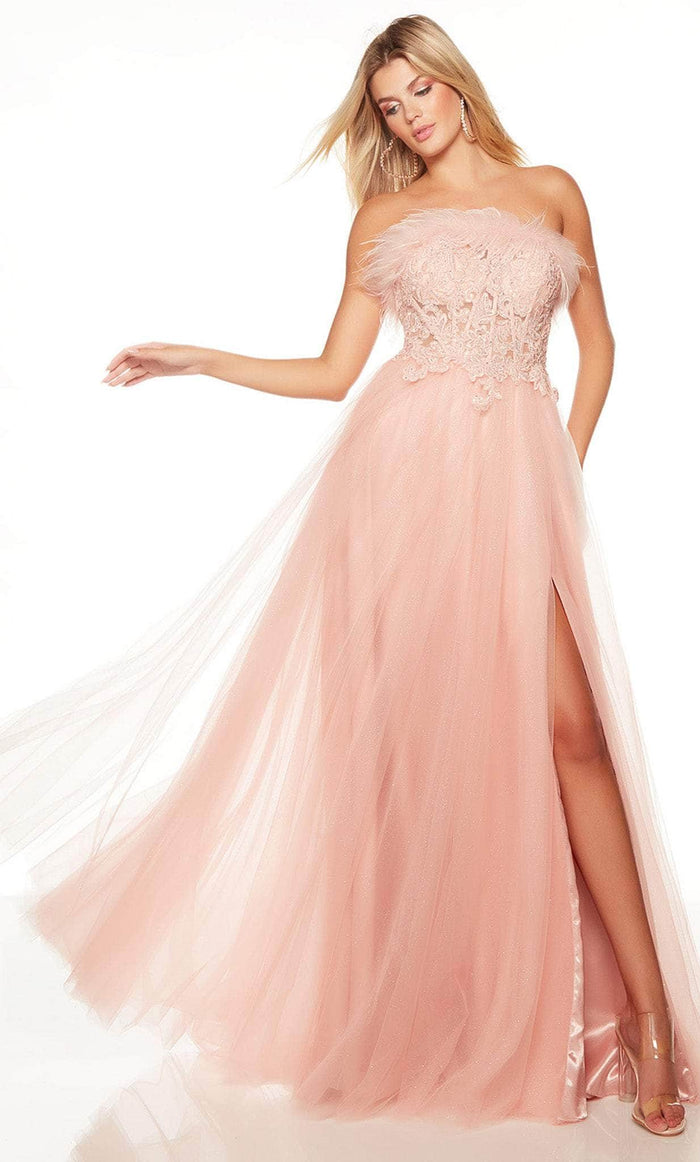 Alyce Paris 61307 - Corset A-Line Prom Dress Evening Dresses 000 / French Pink