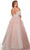 Alyce Paris 61310 - V-Neck Layered Tulle Ballgown Ball Gowns