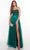 Alyce Paris 61325 - Lace Applique Prom Dress Special Occasion Dress 000 / Pine