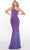 Alyce Paris 61336 - One Shoulder Strappy Prom Gown Prom Dresses 0 / Unicorn (Violet)