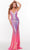 Alyce Paris 61353 - Plunging Sequin Evening Dress Evening Dresses