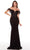 Alyce Paris 61373 - Feathered Sweetheart Sequin Prom Gown Special Occasion Dress 000 / Black