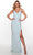 Alyce Paris 61385 - Cowl Back Prom Dress Special Occasion Dress 000 / Sea Glass