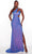 Alyce Paris 61393 - Asymmetrical Cutout Prom Dress Special Occasion Dress 000 / Bright Purple