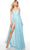 Alyce Paris 61398 - Plunging Neckline Strappy Back Prom Dress Special Occasion Dress 000 / Blue