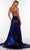 Alyce Paris 61429 - Deep V-Neck Metallic Prom Gown Prom Dresses