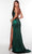 Alyce Paris 61433 - Cowl Evening Dress with Slit Special Occasion Dress