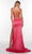 Alyce Paris 61433 - Cowl Evening Dress with Slit Special Occasion Dress