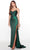 Alyce Paris 61433 - Cowl Evening Dress with Slit Special Occasion Dress