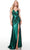 Alyce Paris 61442 - V-Neck Knotted Ruched Prom Gown Special Occasion Dress