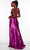 Alyce Paris 61442 - V-Neck Knotted Ruched Prom Gown Special Occasion Dress