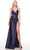 Alyce Paris 61442 - V-Neck Knotted Ruched Prom Gown Special Occasion Dress