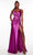 Alyce Paris 61442 - V-Neck Knotted Ruched Prom Gown Special Occasion Dress