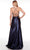 Alyce Paris 61442 - V-Neck Knotted Ruched Prom Gown Special Occasion Dress