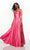 Alyce Paris 61462 - Satin Evening Dress with Slit Special Occasion Dress