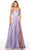 Alyce Paris 61462 - Satin Evening Dress with Slit Special Occasion Dress