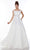 Alyce Paris - 7054 Bateau Minimalist Voluminous Gown Wedding Dresses