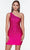 Alyce Paris - Beaded One Shoulder Cocktail Dress 4585 - 1 pc Diamond White In Size 2 Available CCSALE 2 / Diamond White