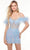 Alyce Paris - Feathered Sleeve Fitted Cocktail Dress 4512 Cocktail Dresses