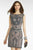 Alyce Paris High Neck Cocktail Dress 5765 CCSALE 8 / Steel Gray Pink