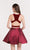 Alyce Paris - Two Piece Velvet Bodice Halter Dress 2648 - 1 pc Wine In Size 00 Available CCSALE 00 / Wine