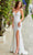 Amarra 87219 - Lace Up Back Mermaid Prom Dress Special Occasion Dress 00 / Ivory