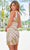 Amarra 87442 - Deep V-Neck Beaded Cocktail Dress Special Occasion Dress