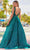 Amarra 88523 - Beaded Waistband Glittered Ballgown Special Occasion Dress