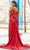 Amarra 88558 - Off-Shoulder Feather Detailed Prom Gown Special Occasion Dress