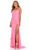 Amarra 88568 - Scoop Neck Multi Thin Strap Prom Gown Special Occasion Dress 00 / Neon Pink