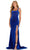 Amarra 88575 - Embellished Sleeveless Evening Gown Special Occasion Dress 00 / Royal Blue