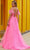 Amarra 88597 - Feathered Cold Shoulder Prom Gown Special Occasion Dress