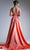 Andrea and Leo 7045 - Embroidered Bateau High Low Evening Dress Evening Dresses