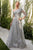 Andrea and Leo - A1030 Quarter Sleeve Glittered Long Gown Mother of the Bride Dresses