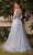 Andrea and Leo - A1052 Illusion Bateau Embellished Gown Evening Dresses