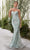 Andrea and Leo - A1076 Beaded Mermaid Gown with Bolero Prom Dresses