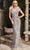 Andrea and Leo A1094 - Feather Straps Beaded Prom Dress Prom Dresses