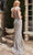 Andrea and Leo A1094 - Feather Straps Beaded Prom Dress Prom Dresses