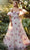 Andrea and Leo A1133 - Strapless Floral Printed Ballgown Special Occasion Dress 2 / Multi