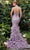 Andrea and Leo - Appliqued V-Neck Evening Gown A1116 Evening Dresses 2 / Mauve