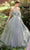 Andrea and Leo - Aviary Embroidered Prom Gown A1149 - 1 pc Haze Blue In Size 4 Available CCSALE 4 / Haze Blue