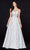 Angela & Alison - 20080 Sweetheart Sequined Corset Bodice Ball Gown Prom Dresses 0 / Silver